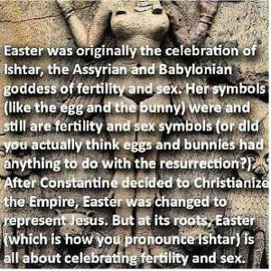 Celebrating Easter IS NOT a sin. Easter was originally a celebration for Jesus before all of the pagan traditions got added.